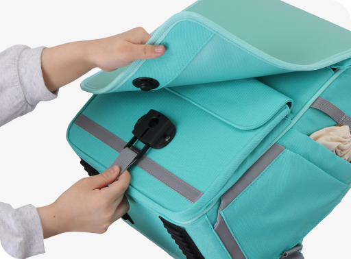 ファスナーレス構造